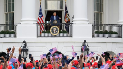 Korona virüse yakalanan Trump, Beyaz Saray'dan halka seslendi