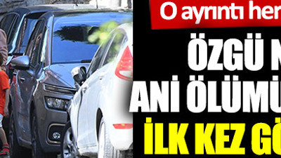 Özgü Namal eşi Serdar Oral’ın ani ölümünden sonra ilk kez görüntülendi. O ayrıntı dikkat çekti