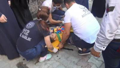 Balkonda oyun hastanede bitti