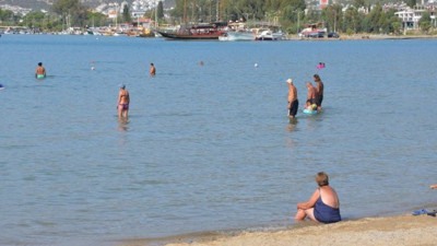 Yaz bitti, Didim'de plajlar boş kalmadı