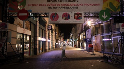 Belçika'da sokağa çıkma yasağı başladı