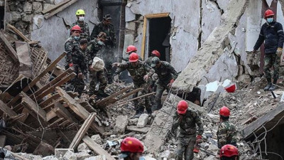 Ermenistan'ın alçakça saldırısı New York'ta protesto edildi