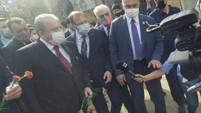 TBMM Başkanı Şentop'tan anlamlı ziyaret!