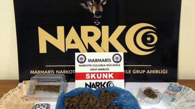 Marmaris’te uyuşturucu satışı yapan garson gözaltına alındı