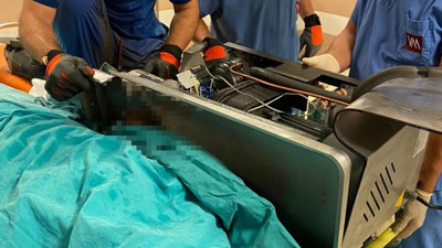 Asker elini kıyma makinesine kaptırdı