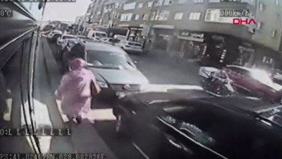 Otobüse alınmayan öfkeli kadın neler yaptı neler. Bindiği taksiyle takip etti. Çevredekiler şok oldu