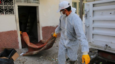 Çöp evden korona virüs çıktı