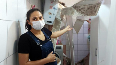 Yamaçtan geldi çatıyı deldi