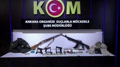 Ankara'da silahlı suç örgütüne operasyon: 11 kişi gözaltına alındı