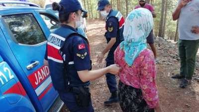 Mersin'de 10 gün önce kaybolan kadın ormanda bulundu