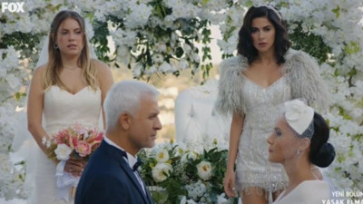 Yasak Elma sosyal medyayı salladı, 1 düğün 1 damat 3 gelin