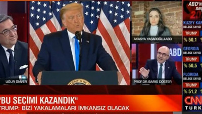 Tarihi ABD seçimlerini iç mimar yorumladı. CNN Türk ekranlarında skandal yaşandı