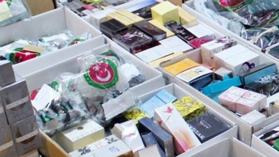 Edirne'de 690 kutu kaçak parfüm ele geçirildi