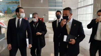 Fenerbahçe Başkanı Ali Koç ve eski başkan Aziz Yıldırım Çağlayan Adliyesi'nde