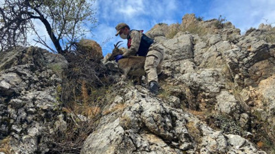 Mehmetçik kayalara tırmanıp kurtardı