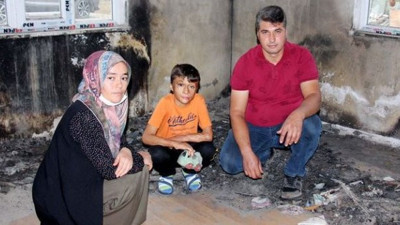 8 yıldır bu şekilde bekliyorlar mahkemeden şok karar. Çocukları yüzde 61 engelli kaldı, oda küle döndü