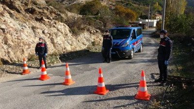 Çanakkale’de bir köyde karantina