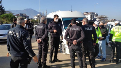 Polisten nefes kesen kovalamaca, kapanla durdurabildiler