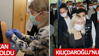 Akdeniz Üniversitesi Rektörü Özlenen Özkan önce aşı oldu, sonra CHP lideri Kılıçdaroğlu'nu karşıladı