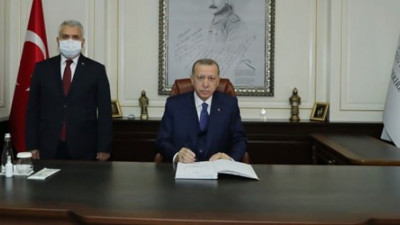 Cumhurbaşkanı Erdoğan Tekirdağ Valiliğini ziyaret etti