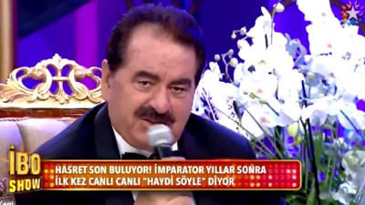 İbo Show'da İbrahim Tatlıses'i böyle görenler ağladı! Ellerinin titremesi yürekleri burktu