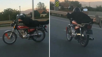 Ehliyetsiz sürücü motosikletiyle tehlike saçtı, rekor ceza yedi