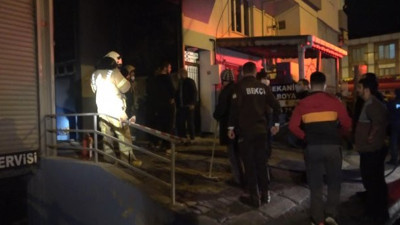 Tamirhanede yangın paniği
