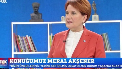 İYİ Parti lideri Meral Akşener canlı yayında açıkladı. Kanal İstanbul’a karşı çıktığı için İmamoğlu’na soruşturma başlatıldı