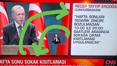 Cumhurbaşkanı Erdoğan açıkladı, televizyon kanallarını karmaşa sardı