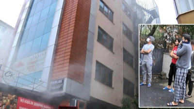 Ataşehir’de korku dolu anlar. Yurtta kalan öğrenciler tahliye edildi