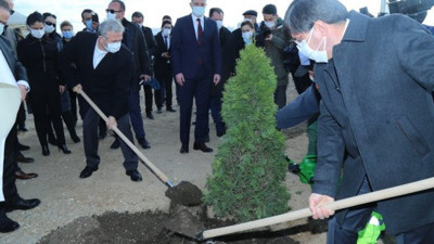 Ceren Damar Şenel Hatıra Ormanı törenle açıldı