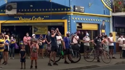 Yasa boğulan Arjantin halkı sokaklara döküldü