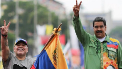Venezuela Devlet Başkanı Maduro'dan Maradona için taziye mesajı