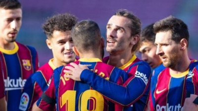 Barcelona, sahasında Osasuna'ya şans tanımadı