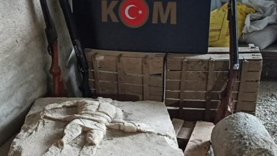 2000 yıllık tarihi esere polis baskını