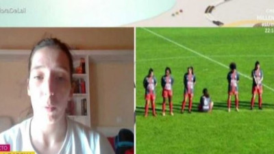 Maradona’yı tek başına böyle protesto etti, nedeni ise maç sonrası anlaşıldı