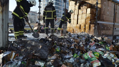 11 ton deterjan kül oldu