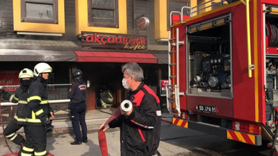 Samsun'da lokantada yangın