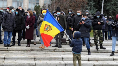 Moldova’da 'Cumhurbaşkanlığı yetki' protestosu