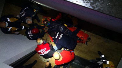 Bodrum'da feci kaza! Kurye 5 metre yükseklikten uçtu