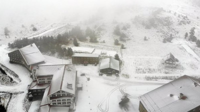 Kartalkaya beyaza büründü (08 Aralık 2020)