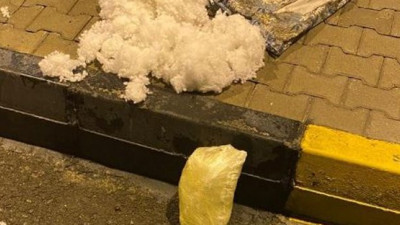 Çevirmeye takılan takside ele geçirildi, o detay yakalattı