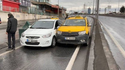 Boş yolu paylaşamadılar kaza yaptılar