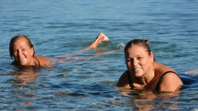 Muğla'da Aralık ayında deniz keyfi