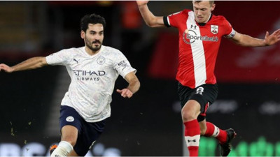 Manchester City zorlu maçta Southampton'ı geçmeyi bildi