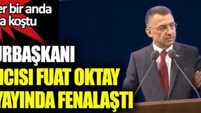 Cumhurbaşkanı Yardımcısı Fuat Oktay canlı yayında fenalaştı