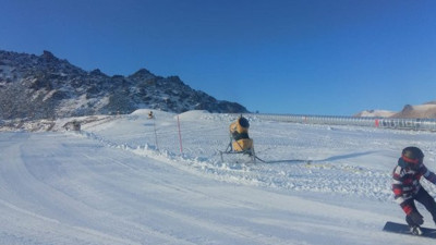 Erciyes'te kayak sezonu başladı