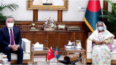 Çavuşoğlu, Bangladeş Başbakanı ile görüştü