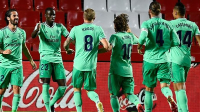 Real Madrid galibiyet serisine Granada önünde devam etti