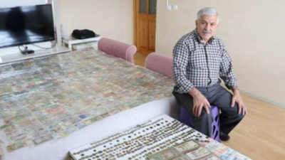 Bir oda dolusu parası var! 1975'den beri biriktiriyor